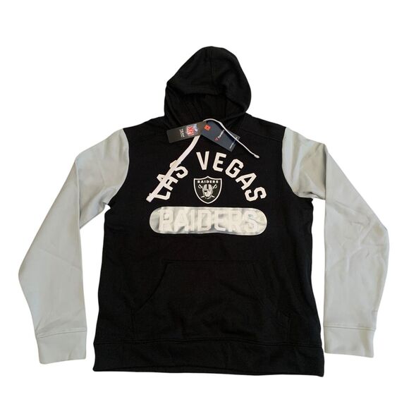 Fanatics Men's Sz L Las Vegas Raiders Extra Point NFL Pullover Hoodie Sweatshirt - Picture 13 of 16
